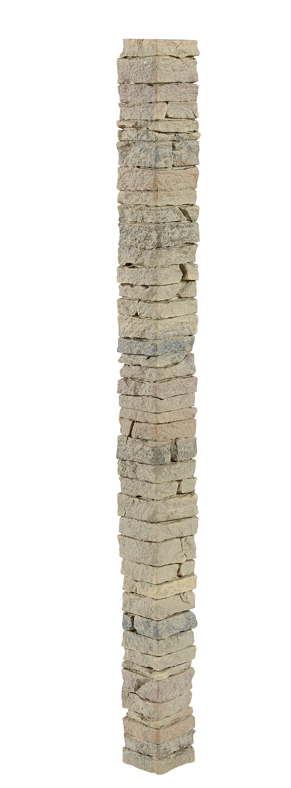 Stacked Stone Corner - Natural Gray